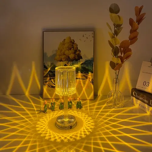 Diamond Crystal Table Lamp Bedside Romantic Atmosphere Lamp