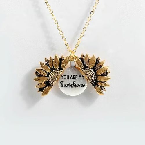 You Are My Sunshine - Sunflower Necklace