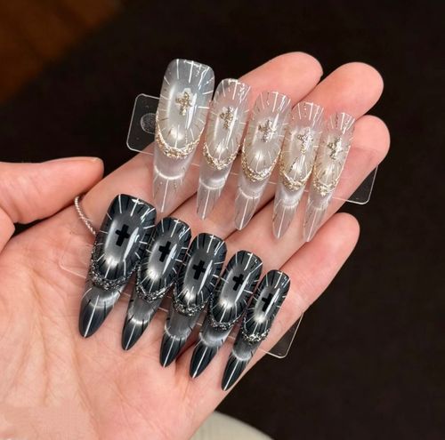 Holy Light Oracle Handmade Press-on Nails