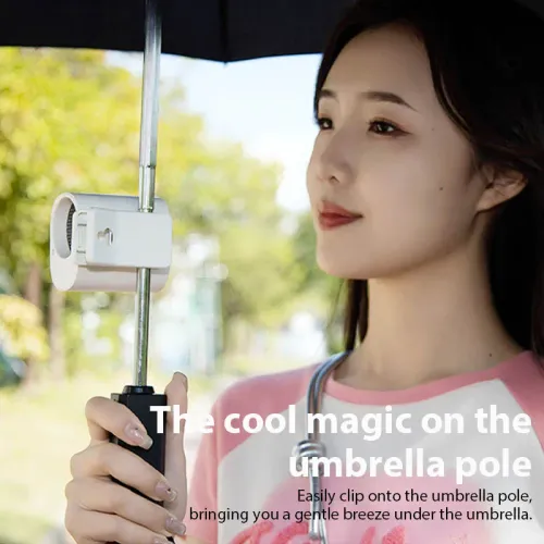 Car Clip On Fan Outdoor Clip Umbrella Fan Waist Clip Electric fan 360° Rotatable 100-speed USB Rechargeable Desktop Cooling fan