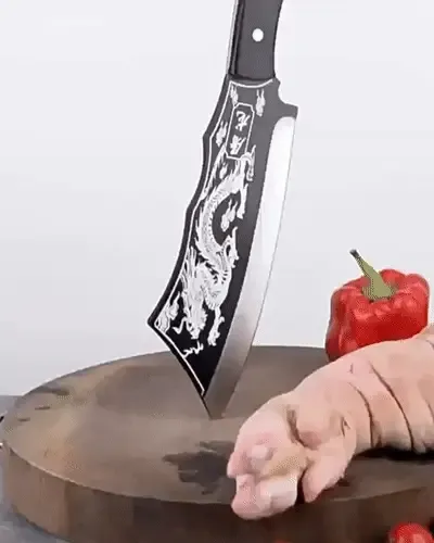 🐉🔪 29.5cm Dragon Knife For Meat and Vegetable Cutting 🔪🐉