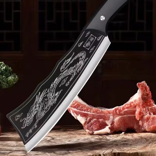 Bone Chopper Kitchen Knife Butcher Knife Hand-forged Sharp Chopping Knife Multi-purpose Cooking Knife