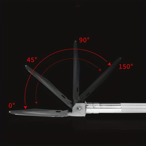 Multifunctional folding shovel essential for outdoor survival, camping, gardening and fishing