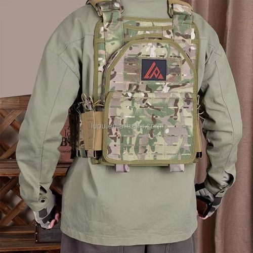 Tactical Style Plate Carrier Loaded Weight Vest Multifunctional Breathable