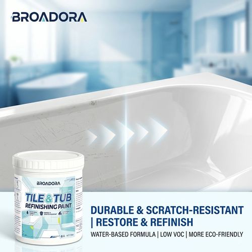 300g  Water-based Paint – Recolor & Refurbishment Coating for Tiles, Bathtubs, Glass, and Ceramic Surfaces