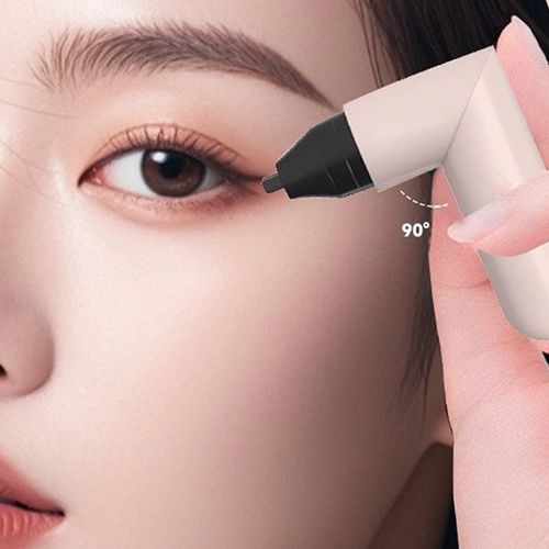 Integrated rotating eyeliner stamp pen