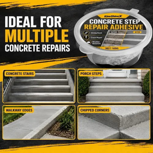 Concrete Step Repair Adhesive Cracks Filler Weatherproof Waterproof High Strength Strong Bonding For Walkway For Patios Garden