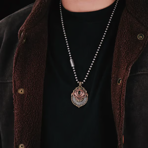 👁️‍🗨️Handmade Tarot Vision Pendant: Connect to Cosmic Wisdom Anytime（Cheat Sheet Included)