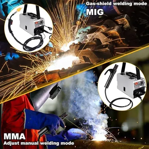2-in-1 MIG MMA welding machine DC inverter contact welding machine Airless built-in wire feeding mechanism