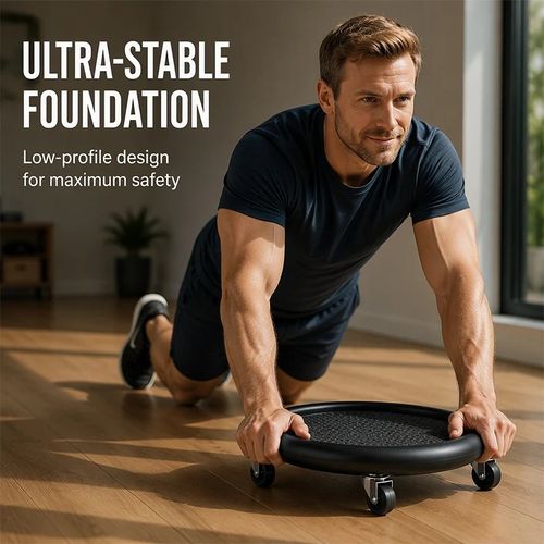 Abdominal Roller Wheel Disc with Knee Mat+Kneeling pads to prevent injury