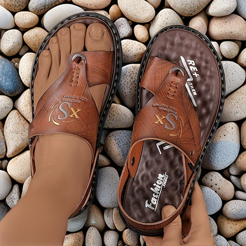 Men'S Casual Non-Slip Sandals, Indoor And Outdoor Walking Open-Toe Shoes