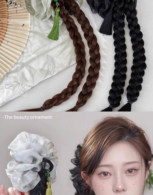 Tie-dye ponytail with clips suits everyone, is simple and easy to do, creates an atmospheric look, is sweet and youthful, and has a built-in filter effect.