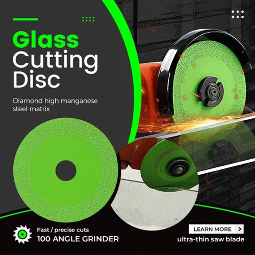 2 PCS 100mm Glass Cutting Disc Diamond Marble Saw Blade Tile Jade Special Polishing Cutting Blade Sharp Brazing Grinding Disc