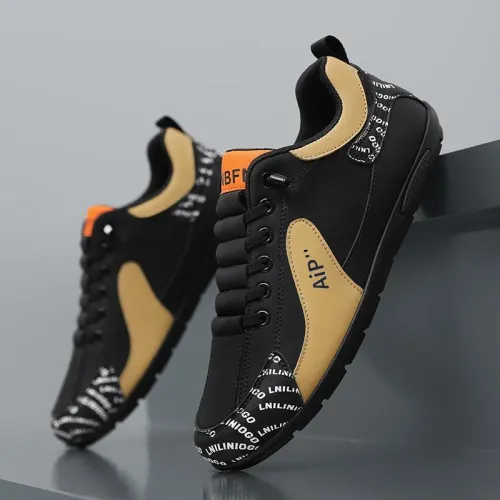 Men's Spring Autumn Lightweight Sporty Casual Shoes Fashionable Versatile Trendy Bean Bean Driving Shoes Soft Bottom Breathable