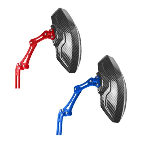 Motorcycle Adjustable Rear Wheel Fender Imitation Carbon Fiber Mudguard Extender Parts