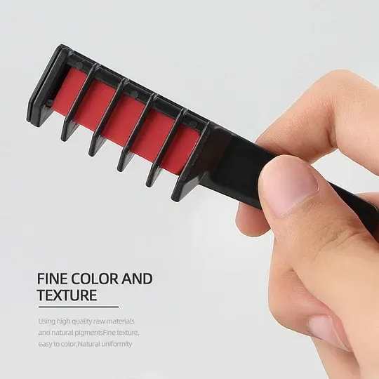 10-color hair dye comb