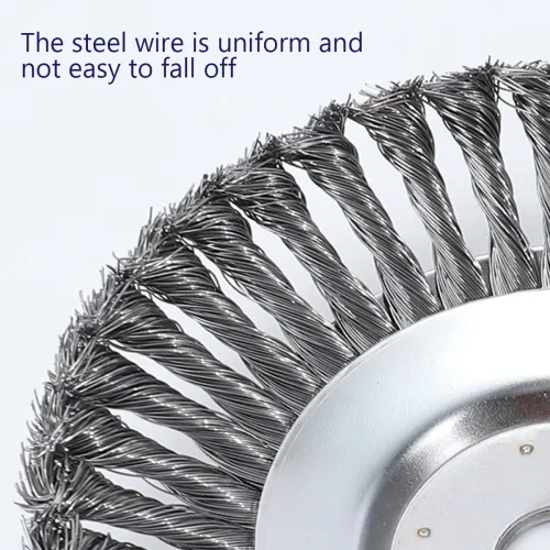 6 or 8 inch Steel Wire Wheel Garden Weed Brush Lawn Mower Grass Eater Trimmer Cutter Tools Garden Grass Trimmer Head Weed Brush
