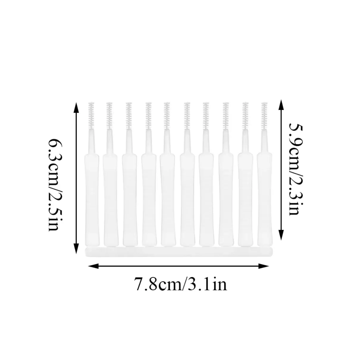 100Pcs Shower Head Cleaning Brush Micro Nylon Brush Pore Gap Hole Anti-clogging For Kitchen Toilet Phone Hole DIY Cleaning XXL