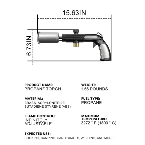 Outdoor portable camping barbecue torch ignition tool