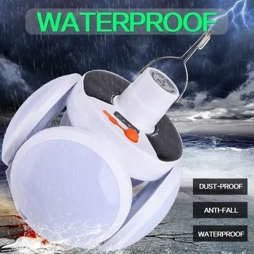 2-in-1 Waterproof Folding Solar LED Bulb