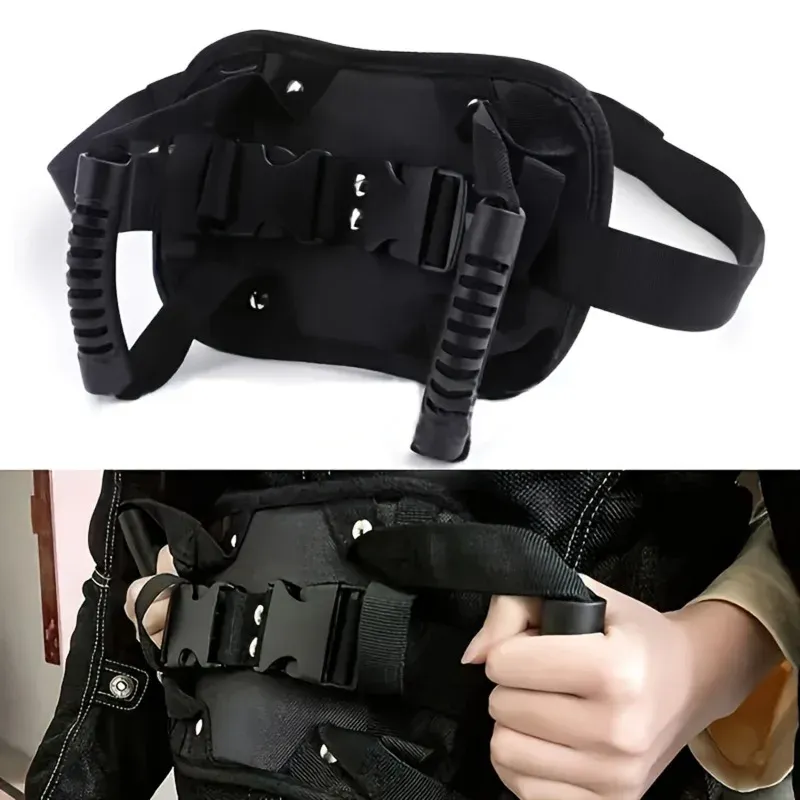 Motorcycle Rear Seat Armrest, Universal Safety Rear Seat Handle for Beach and Snowmobile, Motorcycle Accessories