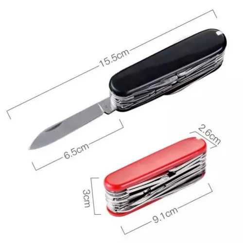 17-in-1 Multi-Tool Pocket Knife Portable Stainless Steel Folding Camping Pliers for Outdo