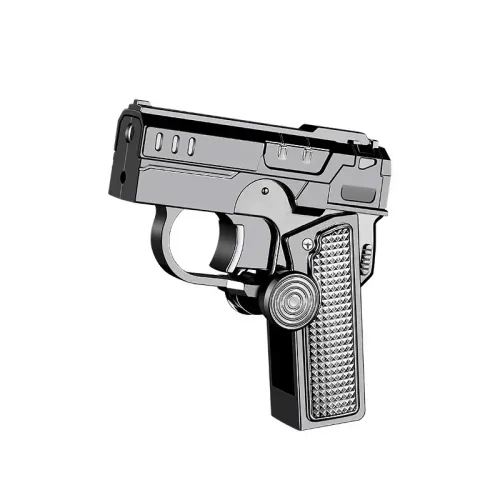 Multifunctional 5-in-1 Laser Lighter, Folding, Stress-Relieving Finger Spinner, Refillable and Windproof