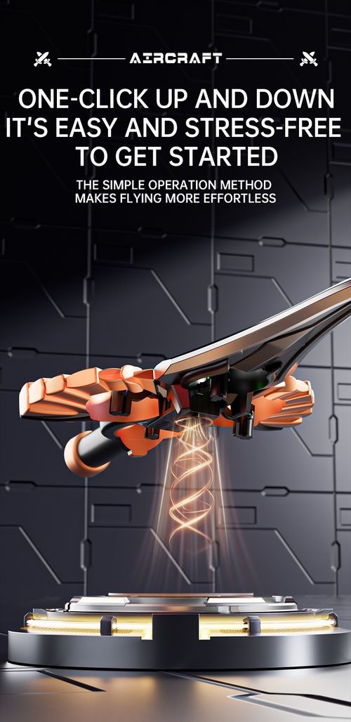 Sword-Riding Drone: Fighter-Style Special Effects, Aerial Flips, One-Touch Takeoff & Landing, Precise Control, Orbit Mode