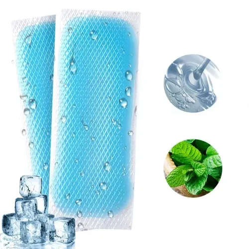 5 pack（10 pc）Summer heat dissipation and cooling multi-functional ice patches, adult cooling gel patches relieve fever, pain and discomfort