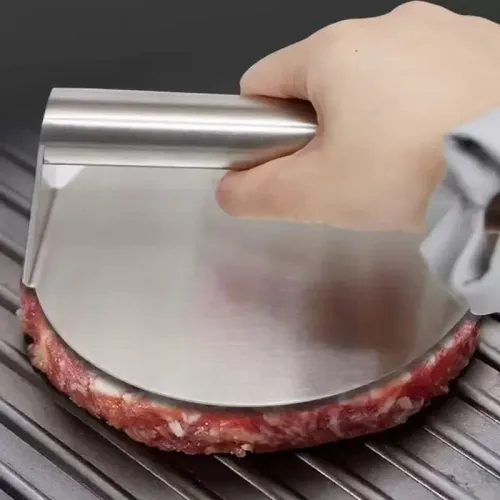 3pcs Stainless Steel Meat Pie Making Tool House Kitchen Meat Press Cake Pressing Die