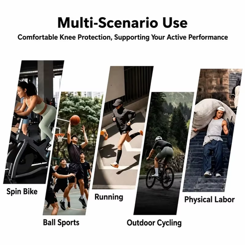 Smart Knob Knee Brace Patella Gel Pad Lateral Stabilizer Compression Support Joint Pain Relief Recovery Home Gym Wear