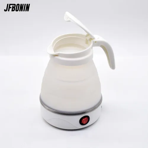 Mini Folding Kettle Portable Water Heater Silicone Compression Electric Kettle Home Kettle Easy To Travel