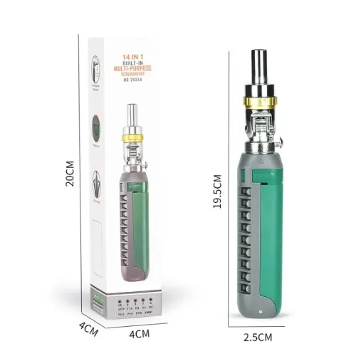Multi angle and multifunctional ratchet screwdriver set, cross shaped hexagonal set, plum blossom screwdriver batch starter