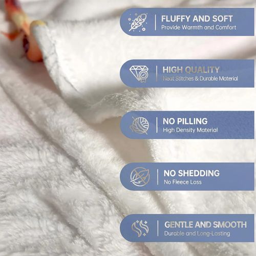 💥🌲🎁Vintage Chicken Print Flannel Blanket🐔