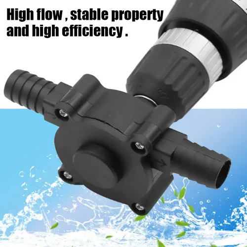 Household Small Water Pump Hand Electric Drill Water Pump Convenient DC Water Pump Self Suction Centrifugal Pump Tool Accessory
