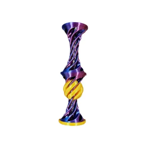 3D Printed Impossible Pyramid Passthrough Fidget Toys Double Layer Helical Tree Diversification Kids Decompression Ornament Gift