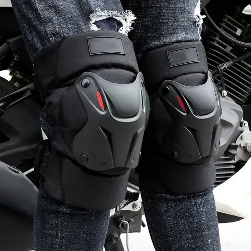 🛡️ LIMITED-TIME 50% OFF! ✨ Motorcycle Knee & Elbow Guard Set – Hard Shell, Articulated, Adjustable 🏍️