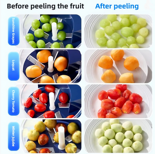 Electric fruit and vegetable peeler