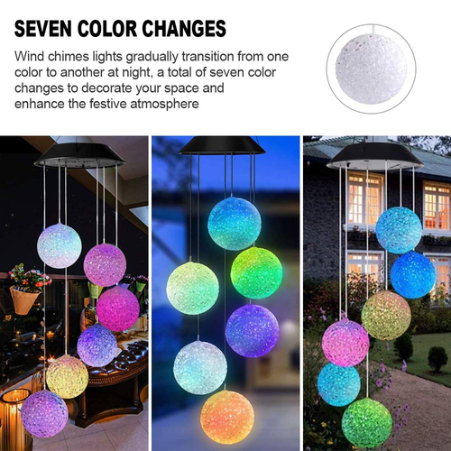 LED Solar WindChimes
