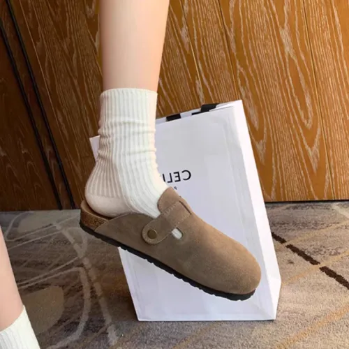 Soft Sole Cork Slides Outdoor Slippers