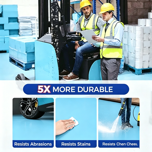 High-Gloss Marble Finish Epoxy Floor Coating 1kg per barrel