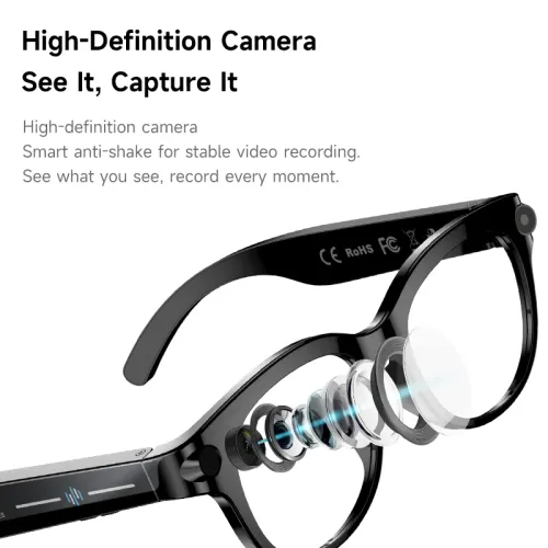 AI smart glasses, camera recording, AI photo recognition, Bluetooth call translation