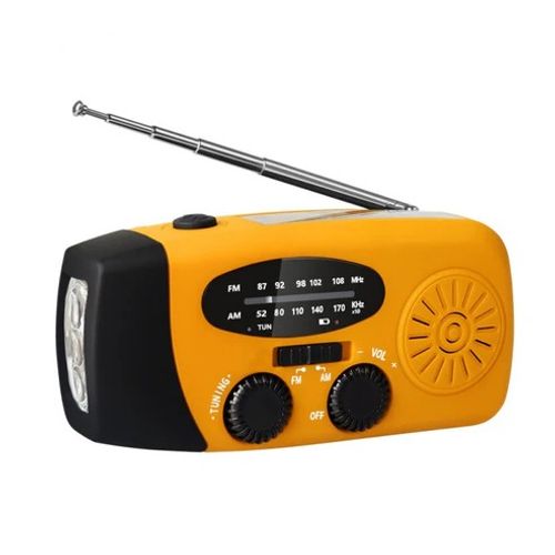 🔥2026 New Arrivals: 57% Off for Limited Time!🔥 Multifunctional Portable Solar Emergency Radio（Red）