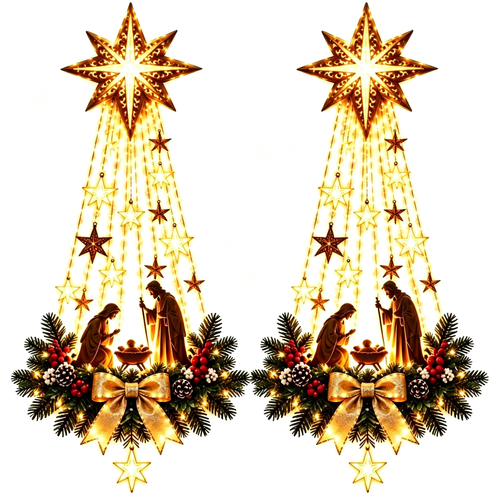 Illuminated wall decor, indoor LED lighting