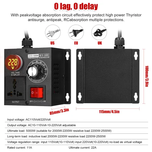 Electronic Voltage Regulator 2000 W