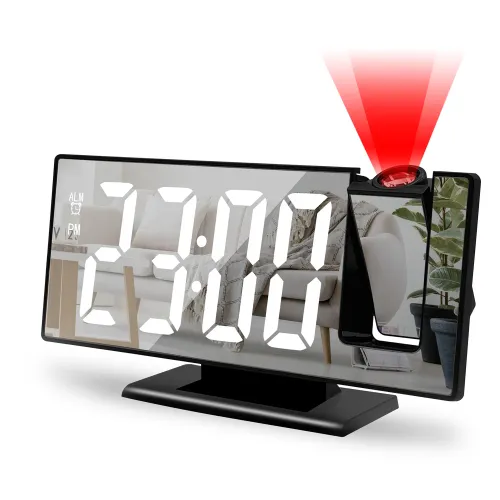 180 ° Projection Digital Alarm Clock