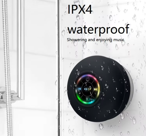 Waterproof Bluetooth Speaker Wireless Speaker With Suction Grip