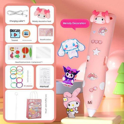 Wireless low-temperature 3D printing pen, children's 3D painting pen