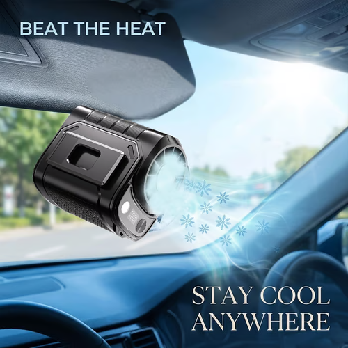 2026 IceBreeze™ 360° Pro - The Ultimate Car & Stroller Cooling Fan