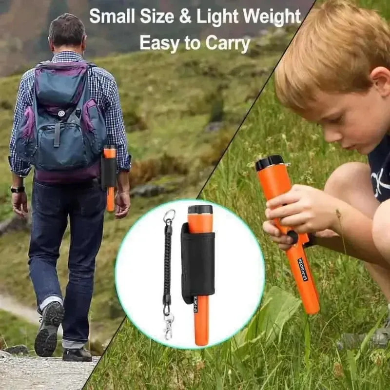 （No battery included by default.）Handheld Metal Positioning Rod Underground Metal Detector GP Pointer Handheld 360° High Sensitivity Gold Diggers Detector Rod